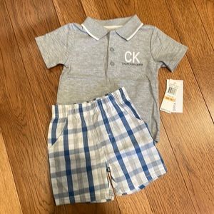 NWT CK Jeans 2 piece summer outfit